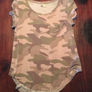 Camouflage Hollister shirt